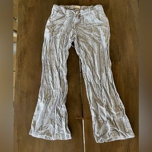 Linen Crop Pants Medium
